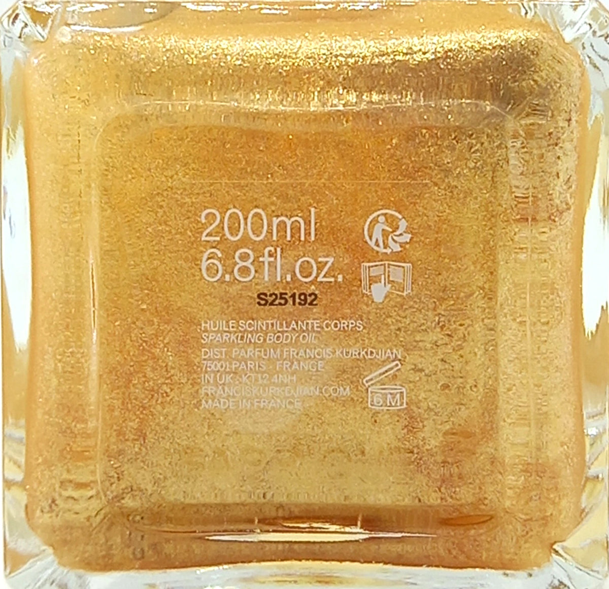 MAISON FRANCIS KURKDJIAN BACCARAT ROUGE 540 SPARKLING BODY OIL 6.8 Oz / 200 ml