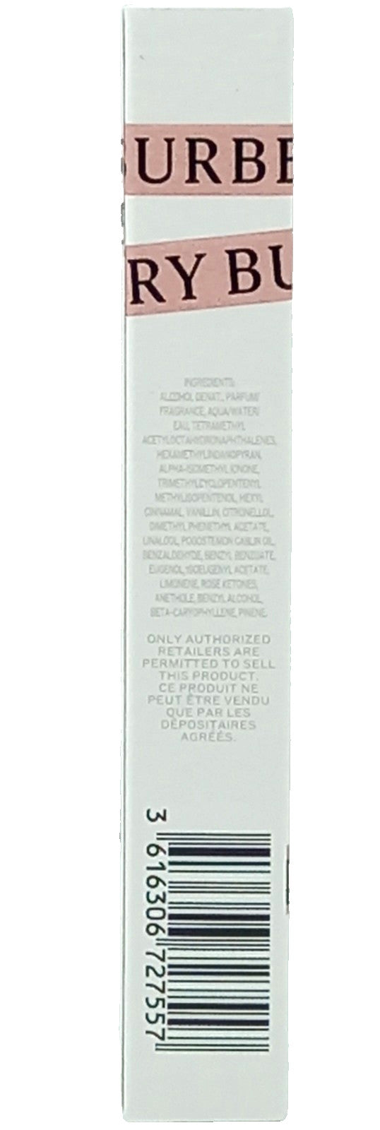 BURBERRY HER PARFUM PEN SPRAY FOR WOMEN 0.33 Oz / 10 ml BRAND NEW TRAVEL SIZE!!!