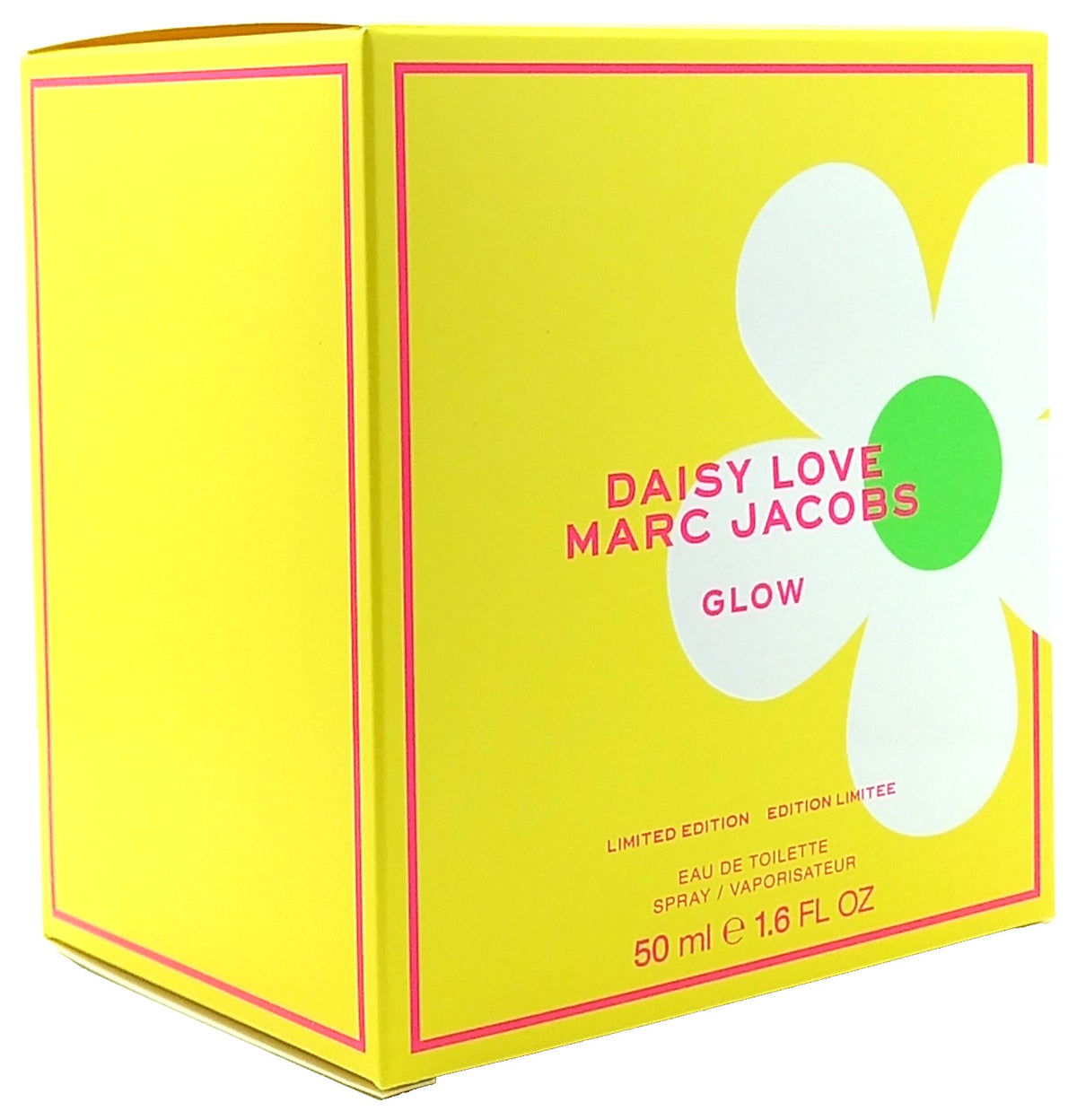 MARC JACOBS DAISY LOVE GLOW EAU DE TOILETTE SPRAY FOR WOMEN 1.6 Oz / 50 ml NEW!