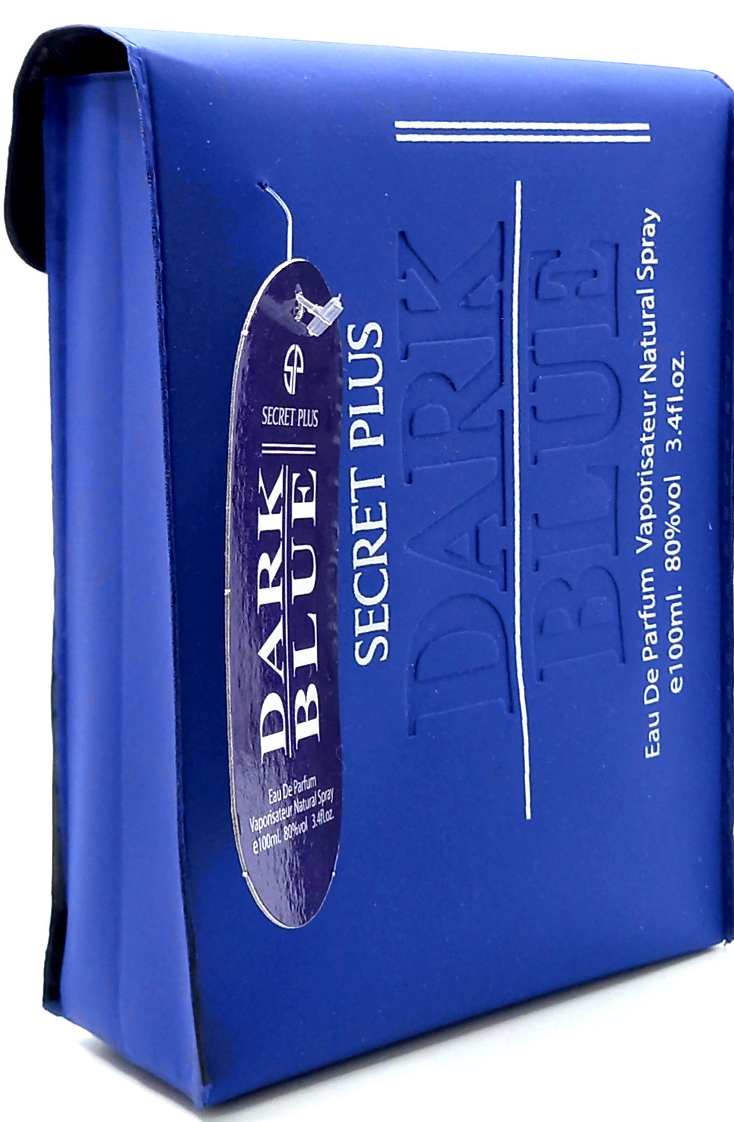 SECRET PLUS DARK BLUE EAU DE PARFUM SPRAY FOR MEN 3.4 Oz / 100 ml BRAND NEW!!!