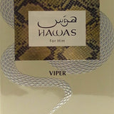 RASASI HAWAS VIPER EAU DE PARFUM SPRAY FOR MEN 3.38 Oz / 100 ml BRAND NEW!!!