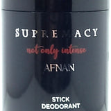 AFNAN SUPREMACY NOT ONLY INTENSE DEODORANT STICK POUR HOMME 2.5 Oz / 75 g NEW!!!