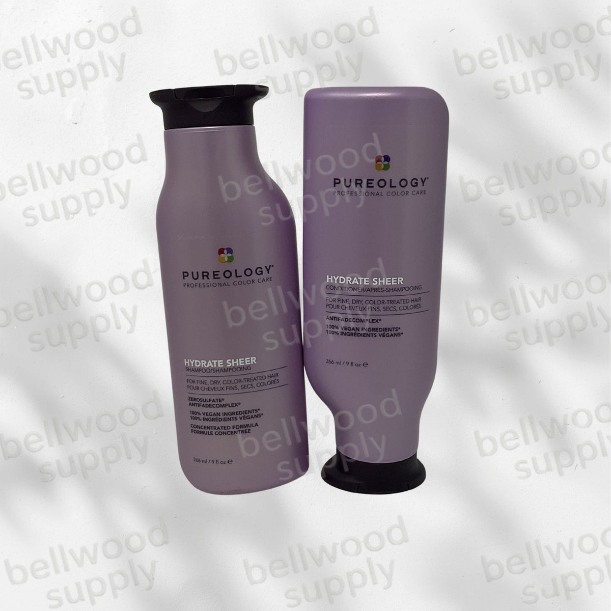 Pureology Hydrate SHEER Shampoo & Conditioner Duo Set 9 oz New