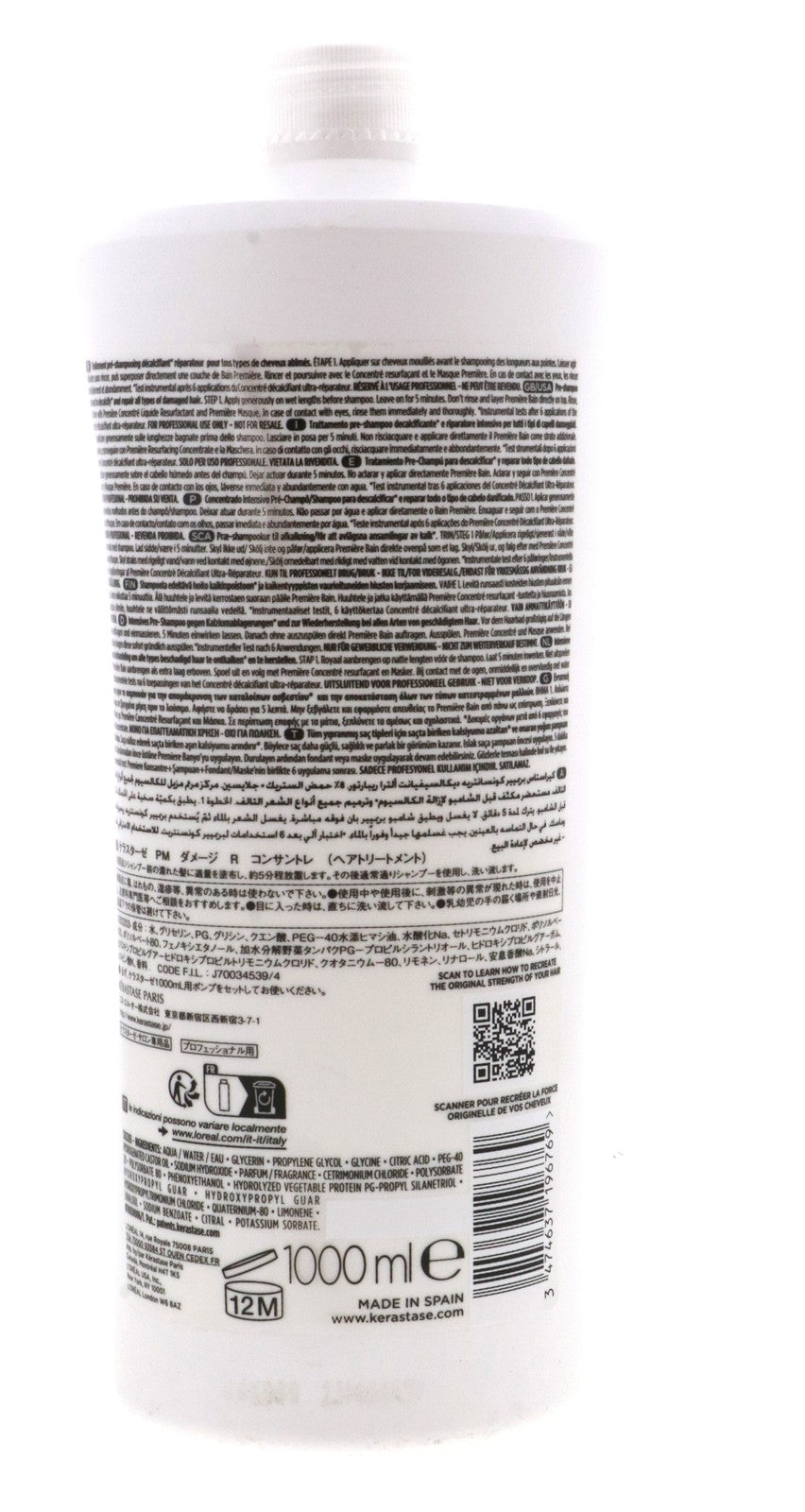 Kerastase Premiere #1 Ultra Repair Decalcifying Concentrate Treatment  34 oz
