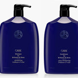 Oribe Brilliance & Shine Shampoo + Conditioner 33.8oz. Each+ 2 PUMPS