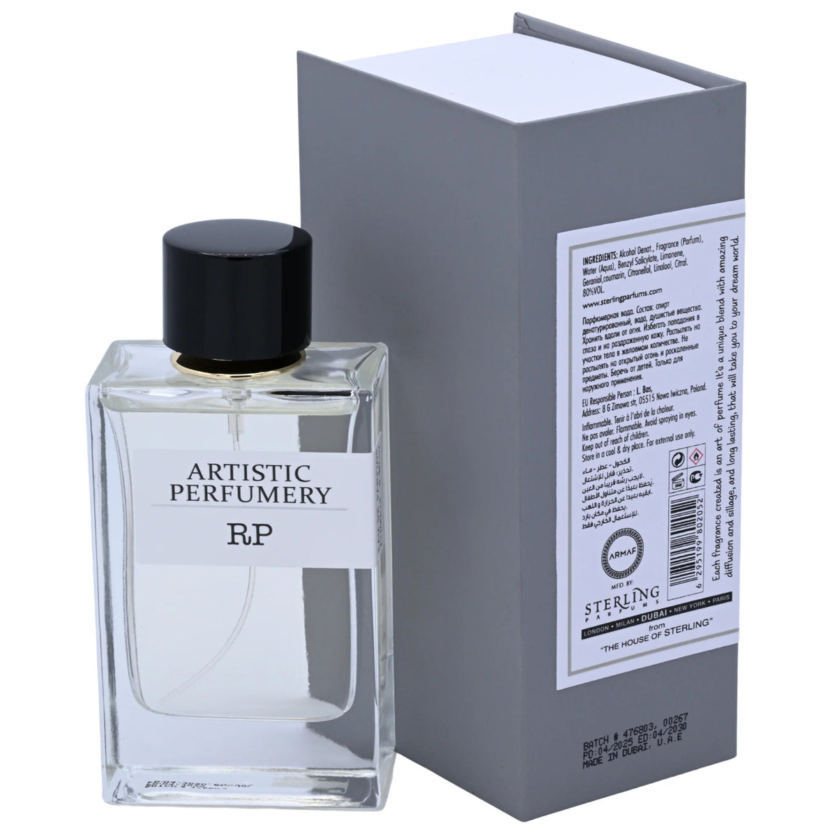 Armaf Artistic Perfumery RP Eau de Parfum (EDP) Spray for Men 3.4 oz