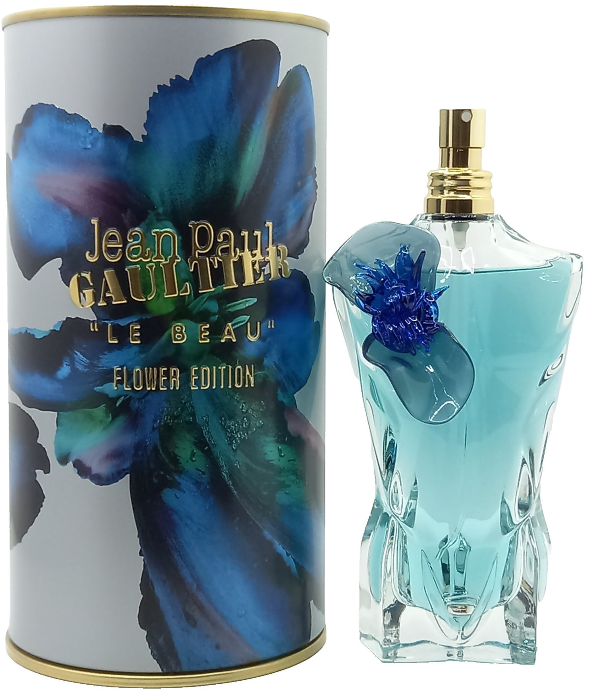 JEAN PAUL GAULTIER "LE BEAU" FLOWER EDITION EDP SPRAY MEN 4.2 Oz / 125 ml NEW!!!