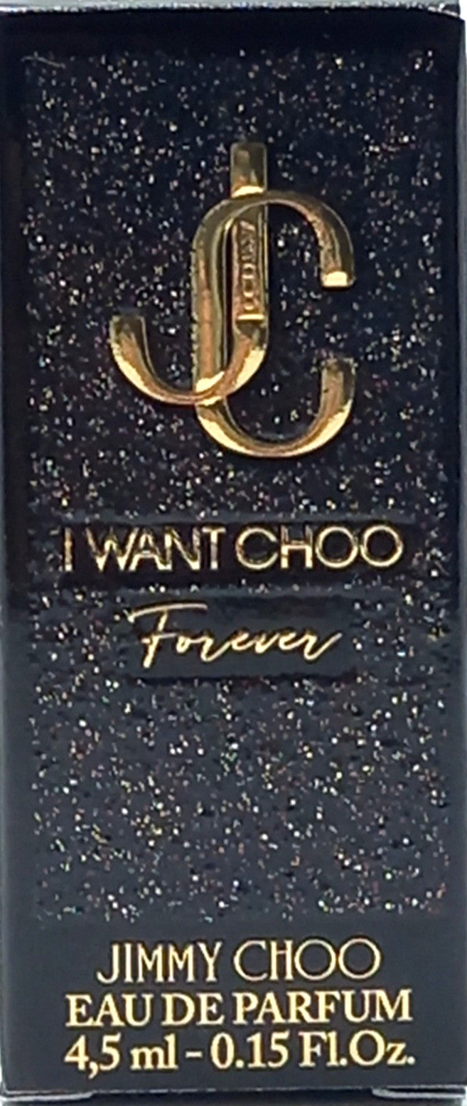 JIMMY CHOO I WANT CHOO FOREVER EDP MINI SPLASH WOMEN 0.15 Oz / 4.5ml TRAVEL SIZE
