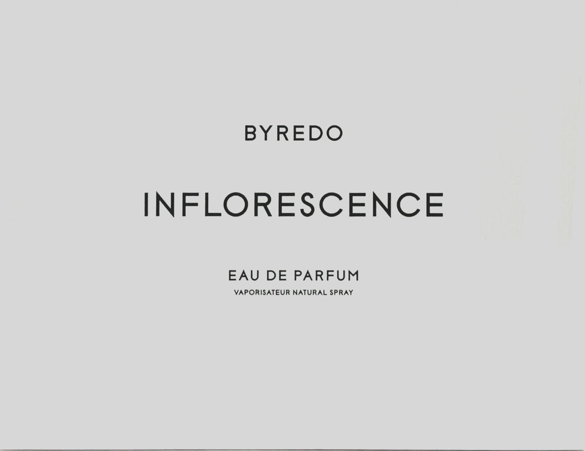 BYREDO INFLORESCENCE EAU DE PARFUM SPRAY FOR WOMEN 3.3 Oz / 100 ml BRAND NEW!!!