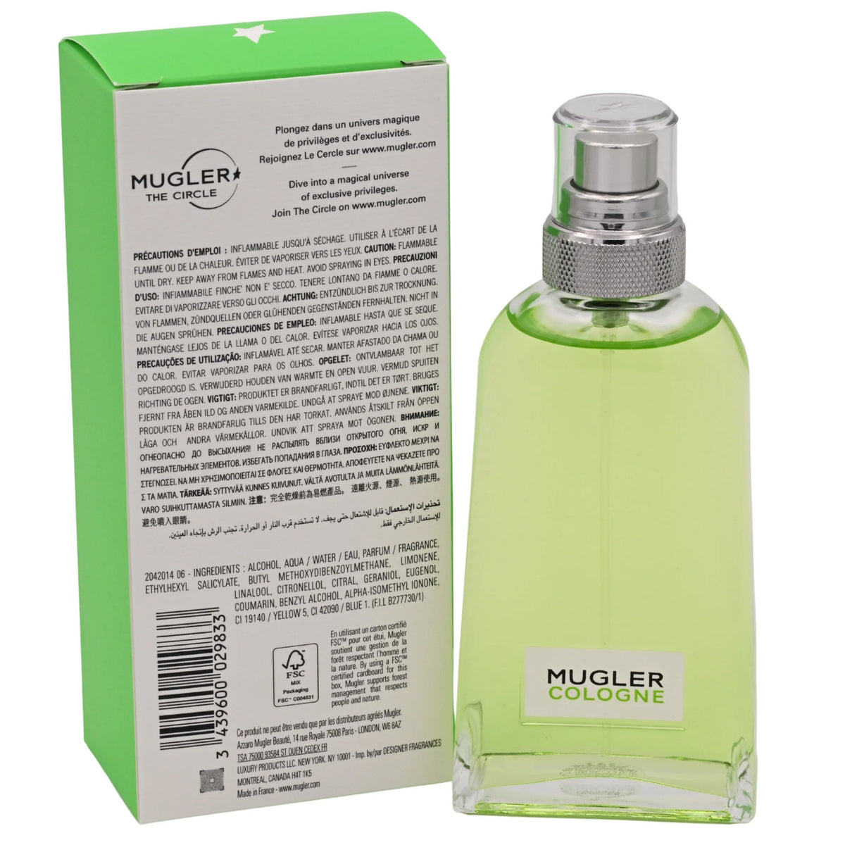 Thierry Mugler Come Together EDT Spray Unisex 3.4 oz 100ml New Box