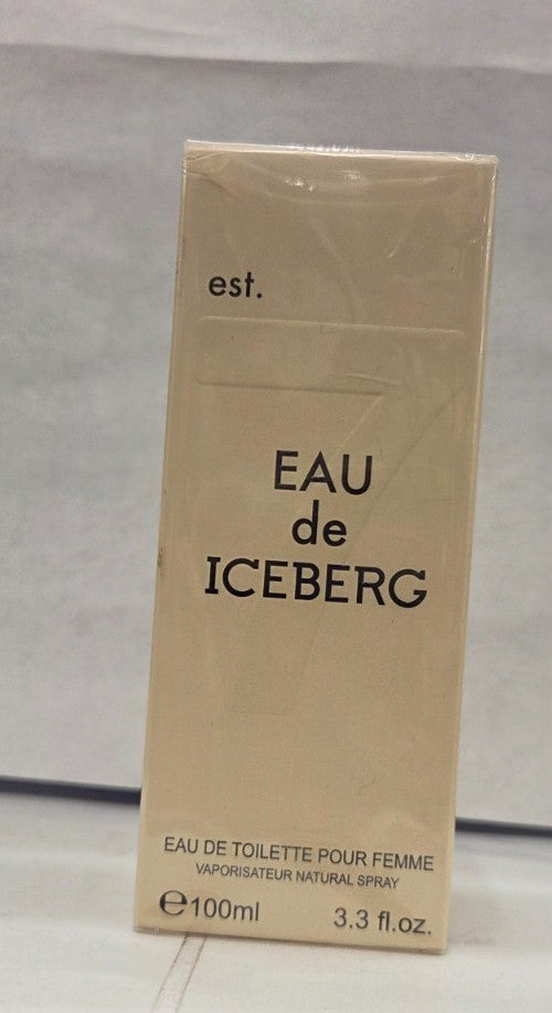 Eau de Iceberg Pour Femme  3.3 oz / 100 ml Eau de Toilette Spray Sealed NIB
