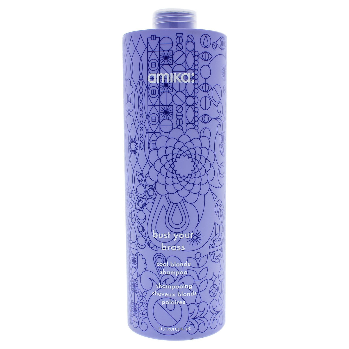 Amika Bust Your Brass Cool Blonde Shampoo 33.8 oz