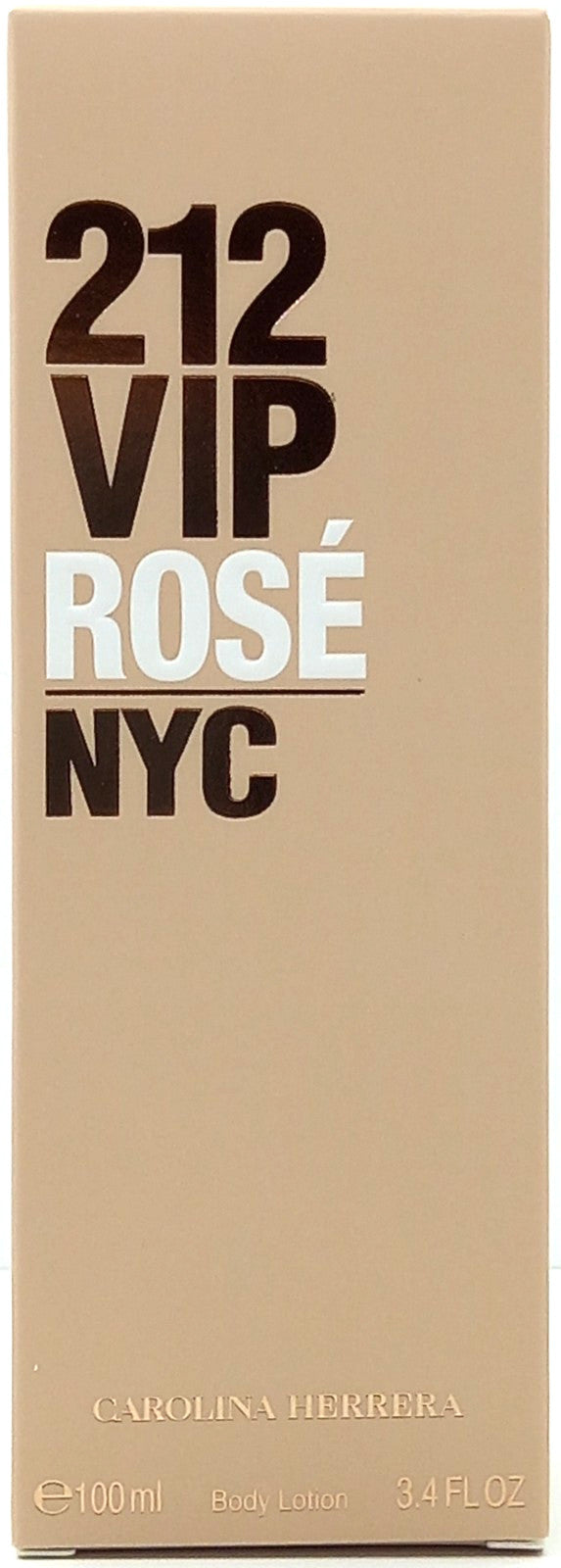 CAROLINA HERRERA 212 VIP ROSE NYC BODY LOTION WOMEN 3.4 Oz / 100 ml BRAND NEW!!!