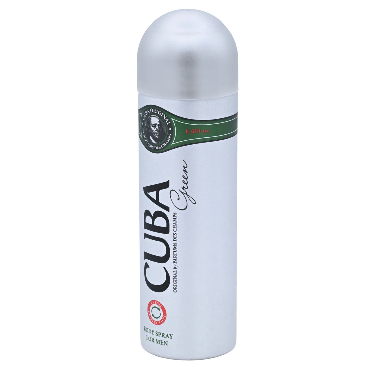 Cuba Green Deodorant Body Spray for Men 6.7 oz (200 ml) by Cuba