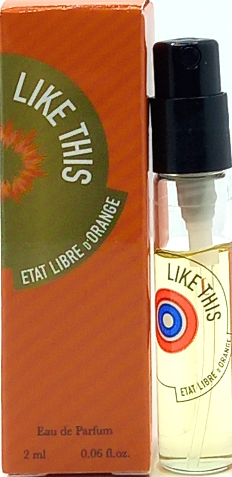 ETAT LIBRE D'ORANGE LIKE THIS TILDA SWINTON EDP VIAL SPRAY FOR WOMEN 0.06 Oz NEW