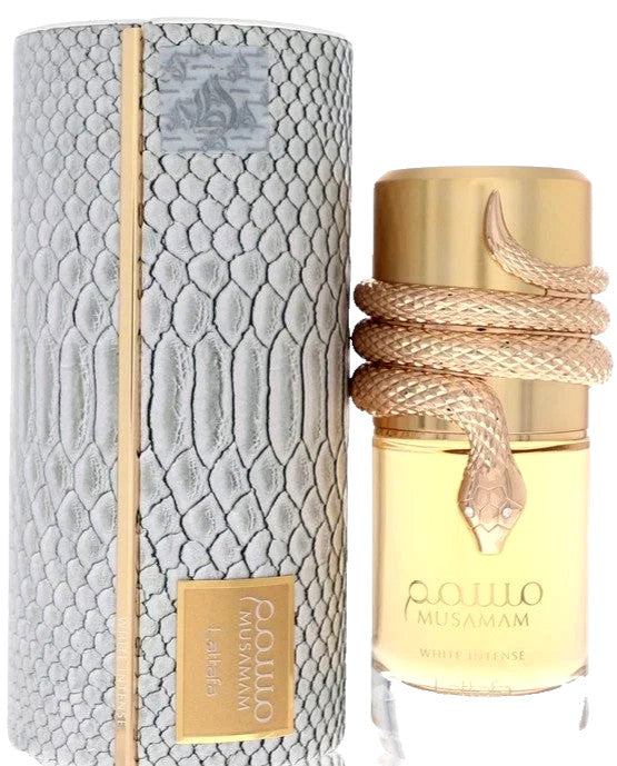 LATTAFA MUSAMAM WHITE INTENSE EAU DE PARFUM SPRAY UNISEX 3.4 Oz / 100 ml NEW!!!