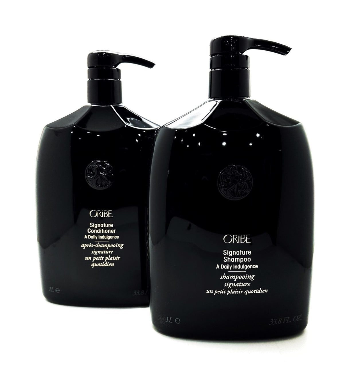 Oribe Signature Shampoo & Conditioner Liter Duo 33.8 oz Pumps