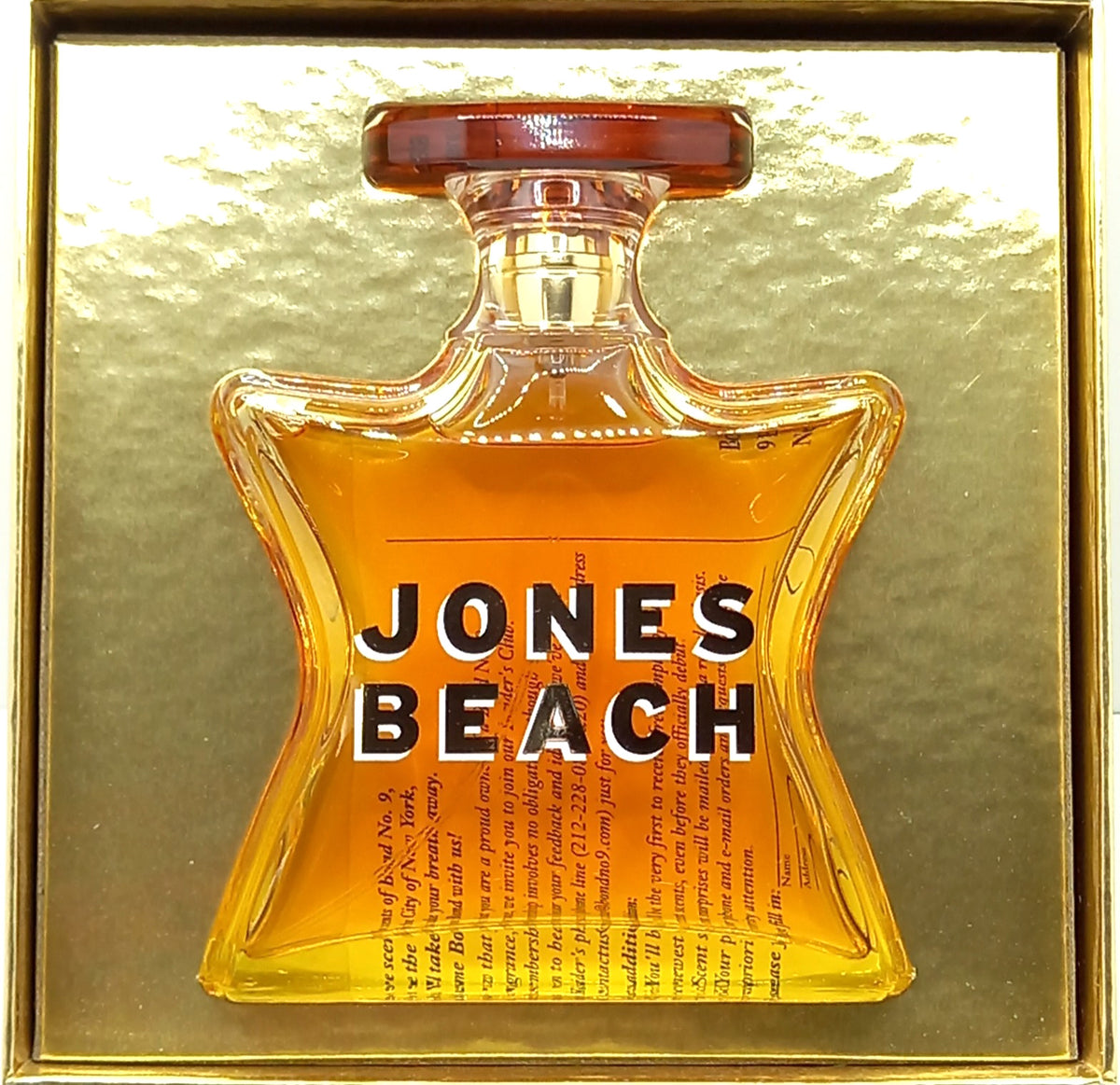 BOND No 9 JONES BEACH EAU DE PARFUM SPRAY UNISEX 3.3 Oz / 100 ml BRAND NEW!!!