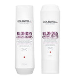Goldwell Dualsenses Blondes Highlights Anti-Yellow Shampoo&Conditioner 10.1oz
