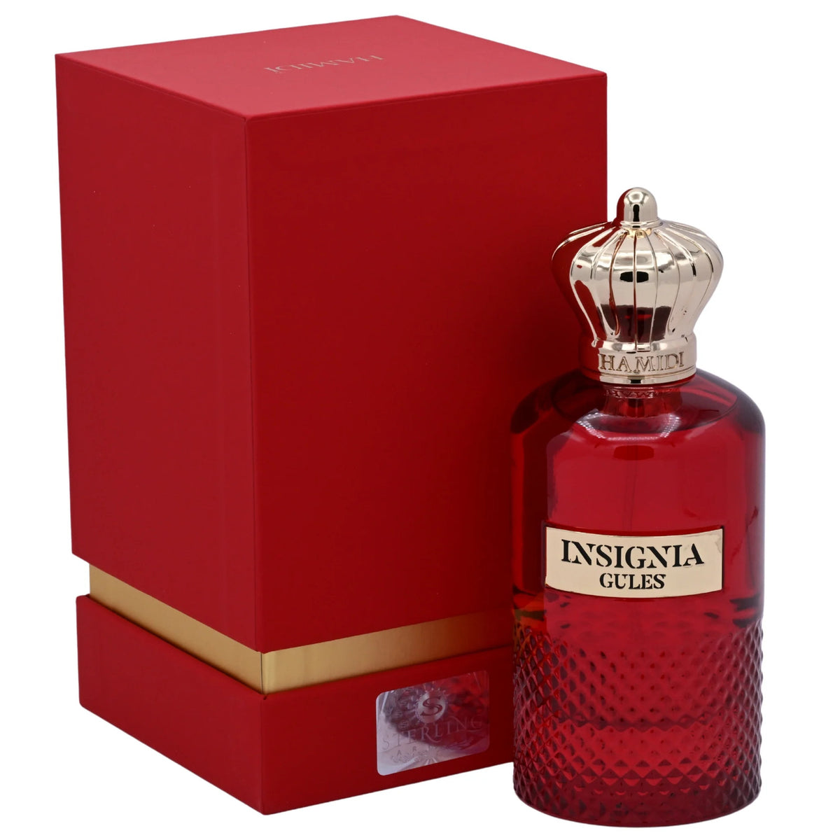 Hamidi Insignia Gules Eau de Parfum Spray for Men 3.6 oz (105 mL) New Retail Box