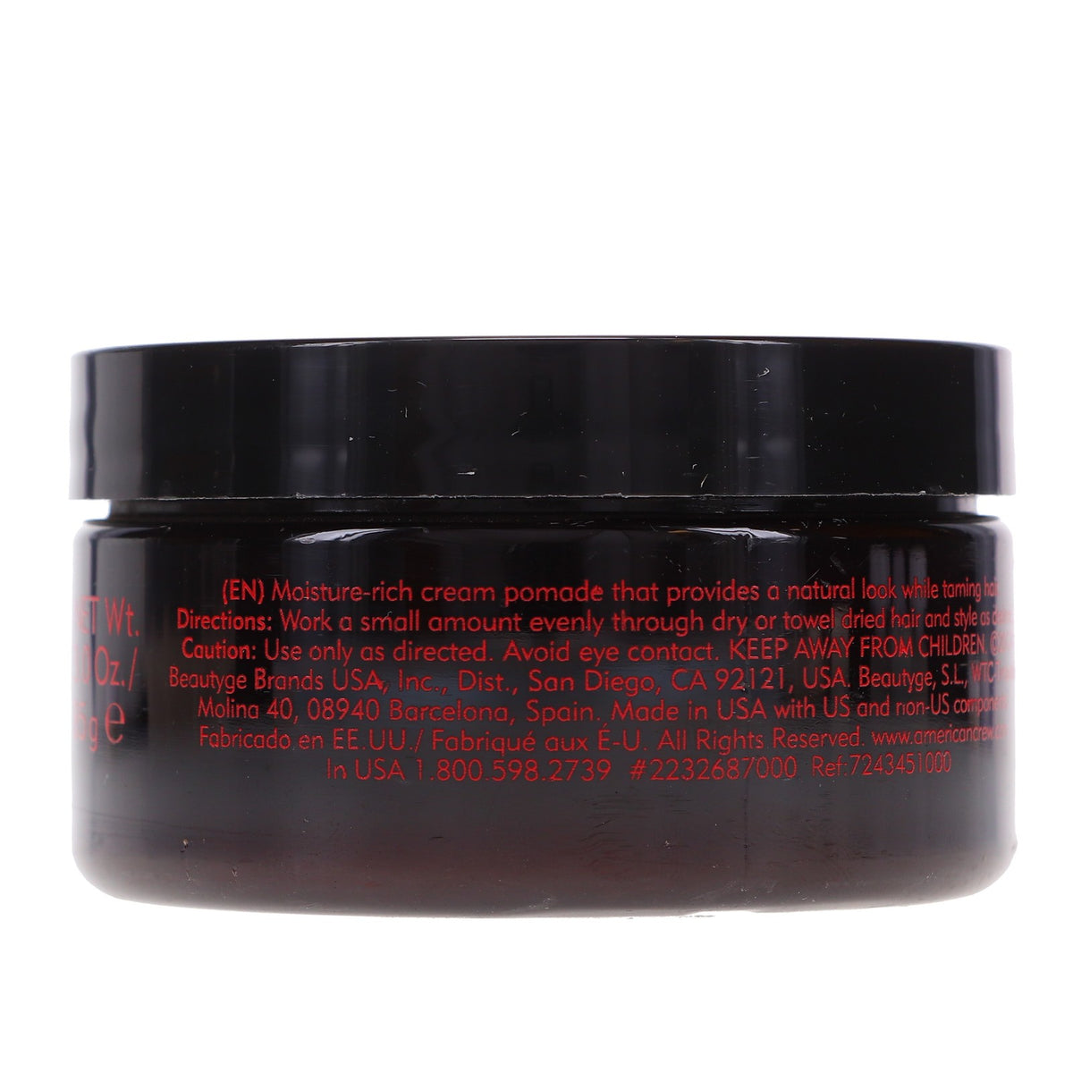 American Crew CREAM Pomade 3 oz, RED Pack