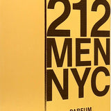 CAROLINA HERRERA 212 MEN NYC PARFUM SPRAY FOR MEN 1.7 Oz / 50 ml BRAND NEW!!!