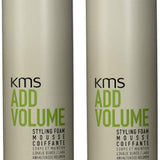 KMS Add Volume Styling Foam Mousse 10.1 Ounce Pack Of 2