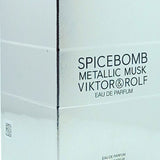 VIKTOR & ROLF SPICEBOMB METALLIC MUSK EAU DE PARFUM SPRAY FOR MEN 3.04 Oz / 90ml