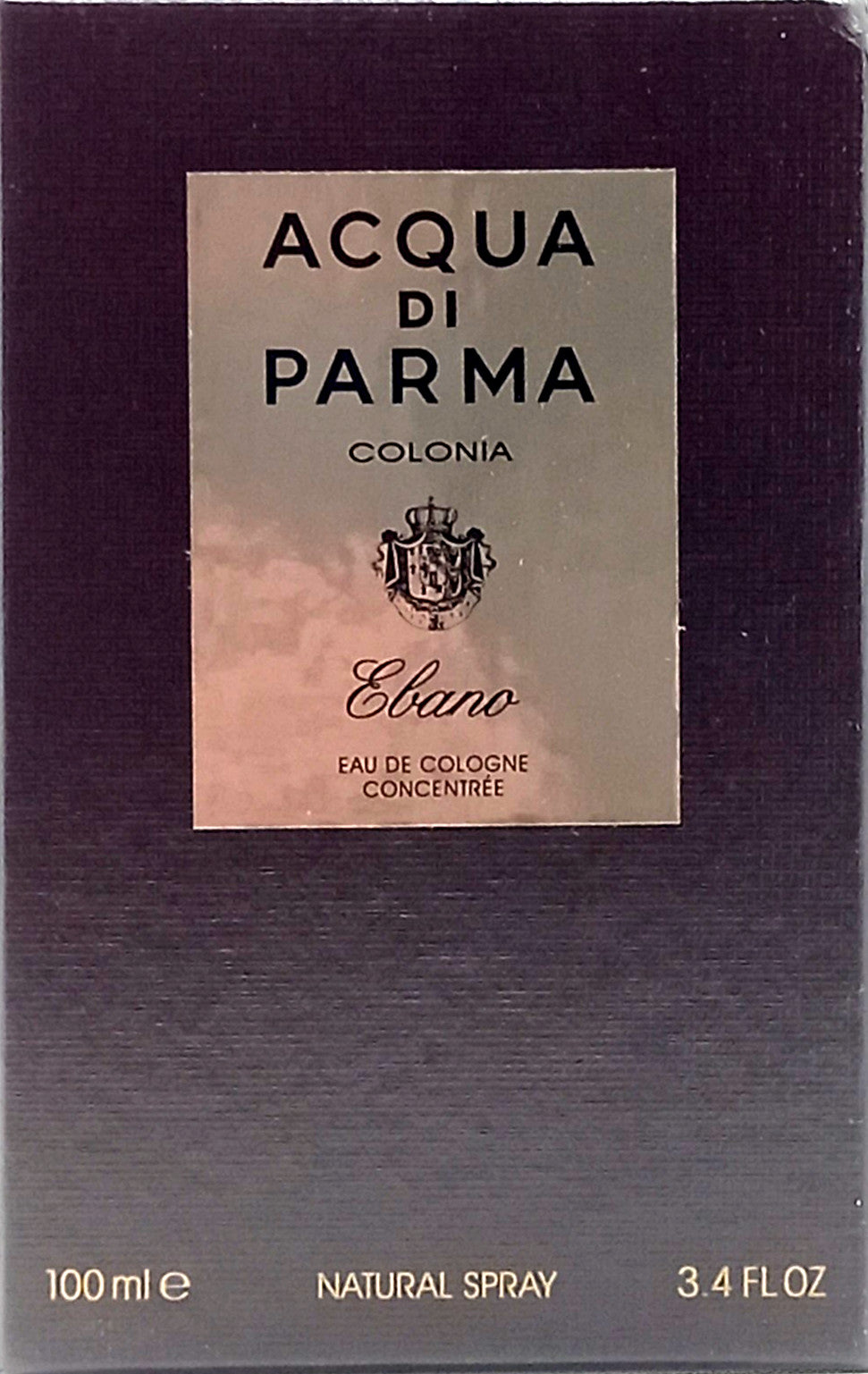 ACQUA DI PARMA COLONIA EBANO EAU DE COLOGNE CONCENTREE SPRAY 3.4 Oz / 100 ml NEW