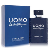 Salvatore Ferragamo Uomo Urban Feel Eau De Toilette 3.4 oz - Bold Woody Scent for Men