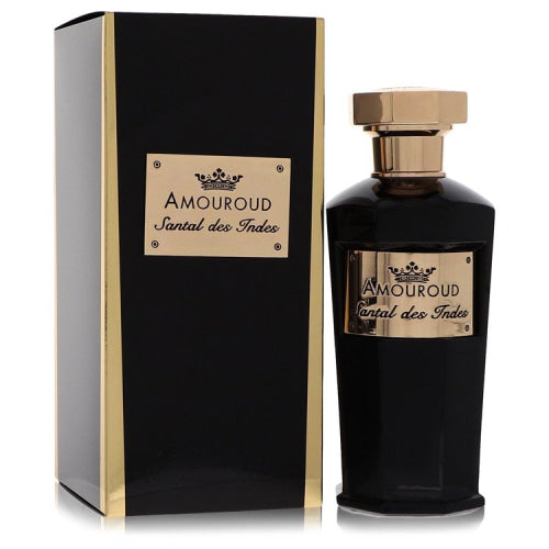 Santal Des Indes by AmouroudEau De Parfum Spray (Unisex) 3.4 oz 3.4 oz / 100 ml / Alcohol, Amber, Woody, Aldehyde, Oils Unisex
