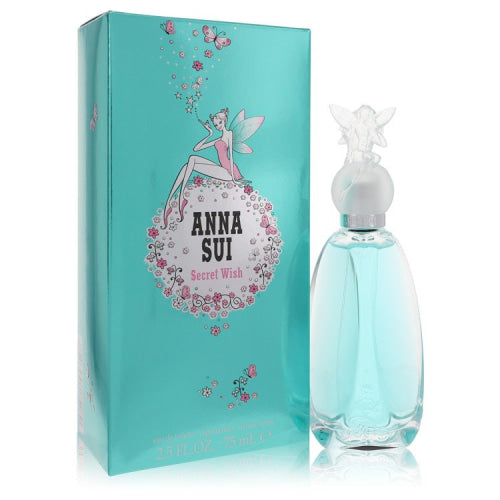 Secret Wish by Anna SuiEau De Toilette Spray 2.5 oz 2.5 oz / 75 ml / Alcohol, Amber, Woody, Aldehyde, Oils Women