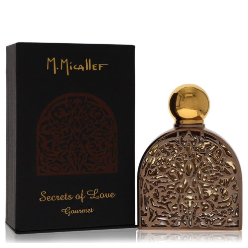 Secrets of Love Gourmet by M. MicallefEau De Parfum Spray 2.5 oz 2.5 oz / 75 ml / Alcohol, Amber, Woody, Aldehyde, Oils Women
