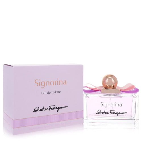 Signorina by Salvatore FerragamoEau De Toilette Spray 3.4 oz 3.4 oz / 100 ml / Alcohol, Amber, Woody, Aldehyde, Oils Women