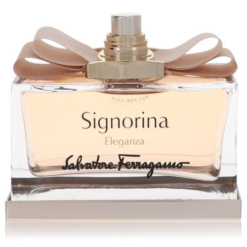 Signorina Eleganza by Salvatore FerragamoEau De Parfum Spray (Tester) 3.4 oz 3.4 oz / 100 ml / Alcohol, Amber, Woody, Aldehyde, Oils Women