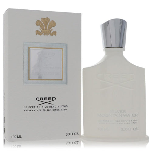 Silver Mountain Water by CreedEau De Parfum Spray 3.3 oz 3.3 oz / 100 ml / Alcohol, Amber, Woody, Aldehyde, Oils Men