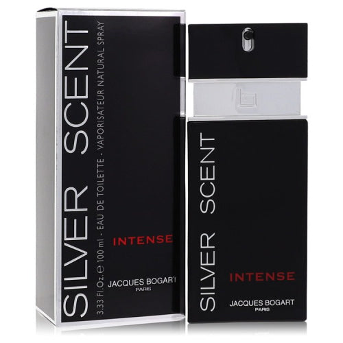 Silver Scent Intense by Jacques BogartEau De Toilette Spray 3.33 oz 3.33 oz / 98 ml / Alcohol, Amber, Woody, Aldehyde, Oils Men