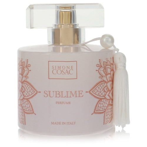 Simone Cosac Sublime by Simone Cosac ProfumiPerfume Spray (Tester) 3.38 oz 3.38 oz / 100 ml / Alcohol, Amber, Woody, Aldehyde, Oils Women