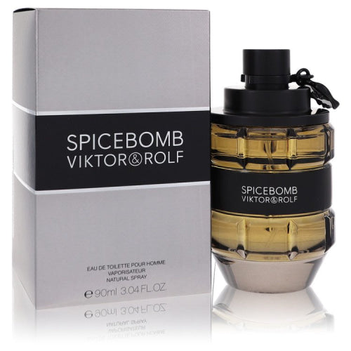 Spicebomb by Viktor & RolfEau De Toilette Spray 3 oz 3 oz / 90 ml / Alcohol, Amber, Woody, Aldehyde, Oils Men