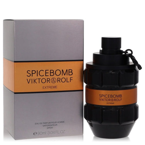 Spicebomb Extreme by Viktor & RolfEau De Parfum Spray 3.04 oz 3.04 oz / 90 ml / Alcohol, Amber, Woody, Aldehyde, Oils Men