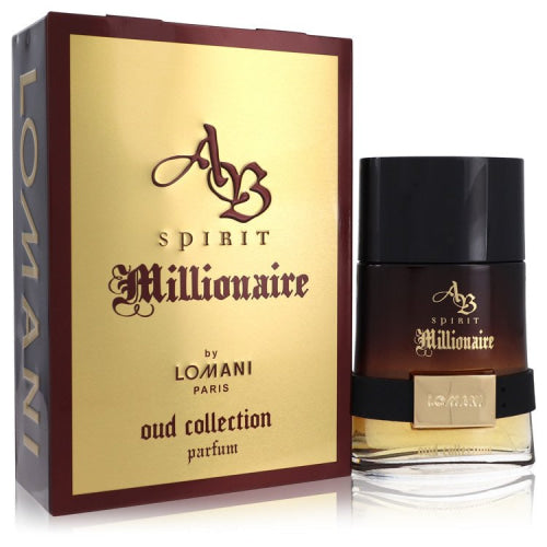 Spirit Millionaire Oud Collection by LomaniEau De Parfum Spray 3.3 oz 3.3 oz / 100 ml / Alcohol, Amber, Woody, Aldehyde, Oils Men