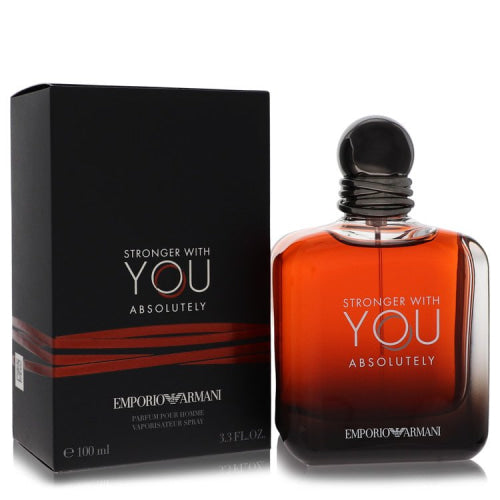 Stronger With You Absolutely by Giorgio ArmaniEau De Parfum Spray 3.3 oz 3.3 oz / 100 ml / Alcohol, Amber, Woody, Aldehyde, Oils Men