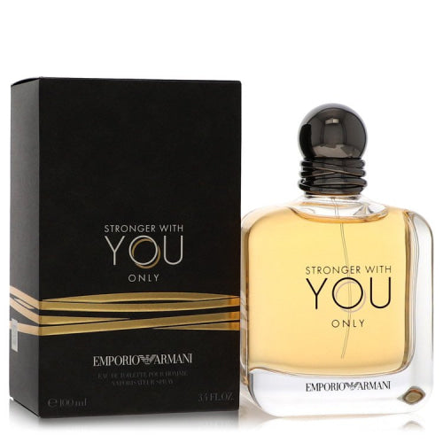 Stronger With You Only by Giorgio ArmaniEau De Toilette Spray 3.4 oz 3.4 oz / 100 ml / Alcohol, Amber, Woody, Aldehyde, Oils Men