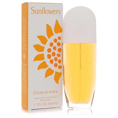 Sunflowers by Elizabeth ArdenEau De Toilette Spray 1.7 oz 1.7 oz / 50 ml / Alcohol, Amber, Woody, Aldehyde, Oils Women