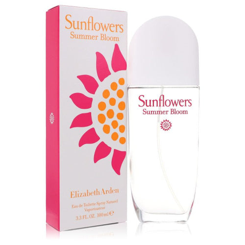 Sunflowers Summer Bloom by Elizabeth ArdenEau De Toilette Spray 3.3 oz 3.3 oz / 100 ml / Alcohol, Amber, Woody, Aldehyde, Oils Women