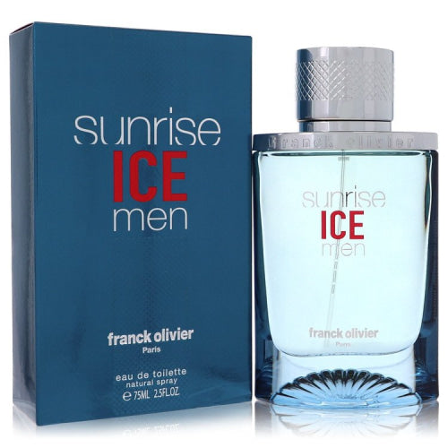 Sunrise Ice by Franck OlivierEau De Toilette Spray 2.5 oz 2.5 oz / 75 ml / Alcohol, Amber, Woody, Aldehyde, Oils Men