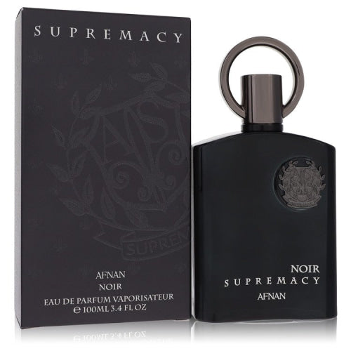 Supremacy Noir by AfnanEau De Parfum Spray 3.4 oz 3.4 oz / 100 ml / Alcohol, Amber, Woody, Aldehyde, Oils Men