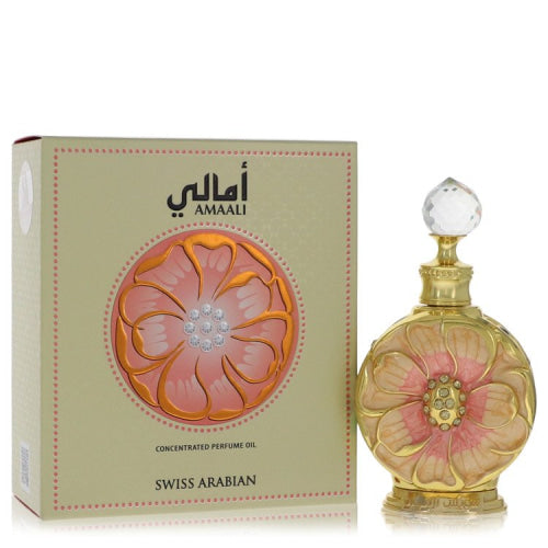 Swiss Arabian Amaali by Swiss ArabianConcentrated Perfume Oil 0.5 oz 0.5 oz / 15 ml / Alcohol, Amber, Woody, Aldehyde, Oils Women
