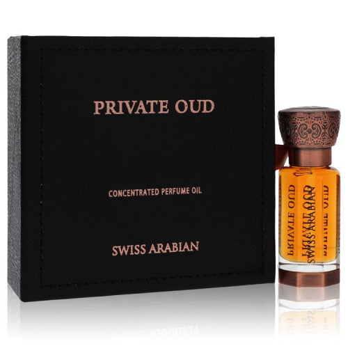 Swiss Arabian Private Oud by Swiss ArabianConcentrated Perfume Oil (Unisex).4 oz.4 oz / 12 ml / Alcohol, Amber, Woody, Aldehyde, Oils Unisex
