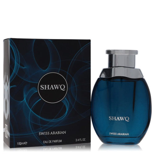 Swiss Arabian Shawq by Swiss ArabianEau De Parfum Spray (Unisex) 3.4 oz 3.4 oz / 100 ml / Alcohol, Amber, Woody, Aldehyde, Oils Unisex